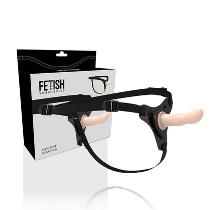 Fetish Submissive Harness Flesh Silicone G-Spot 12.5 Cm | Niks.fi verkkokauppa