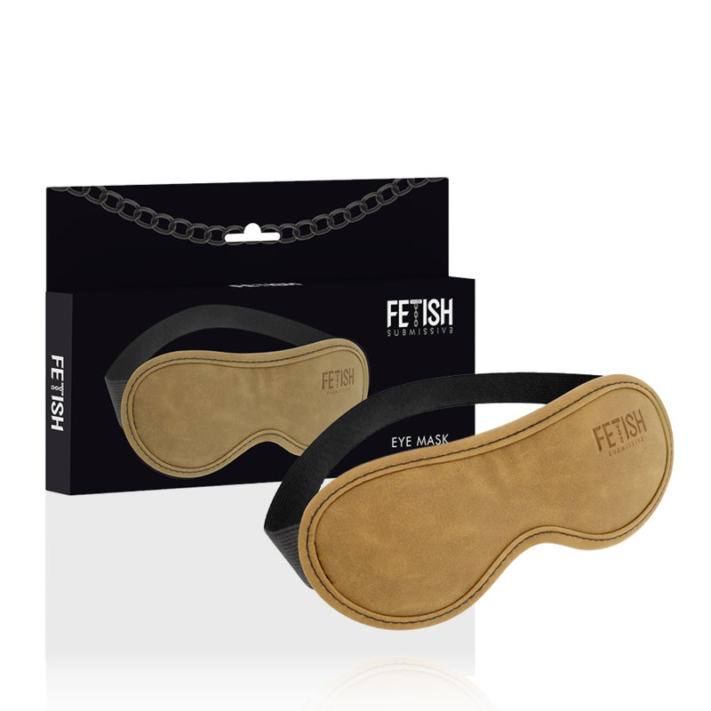 Fetish Submissive Origen Vegan Leather Mask With Neoprene Lining | Niks.fi verkkokauppa