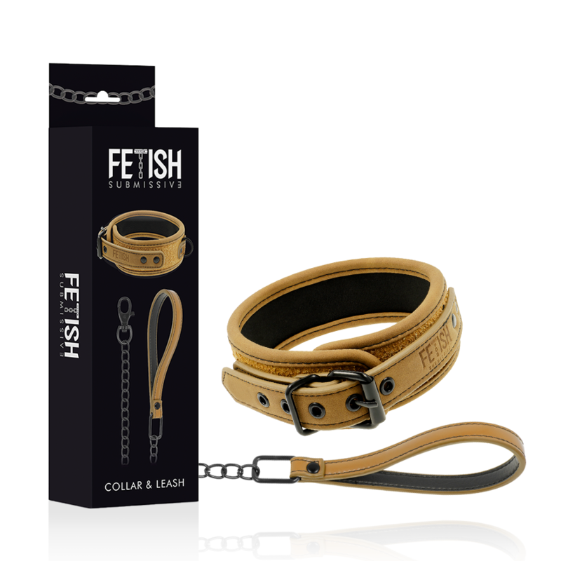 Fetish Submissive Origen Neoprene Lined Necklace With Chain | Niks.fi verkkokauppa