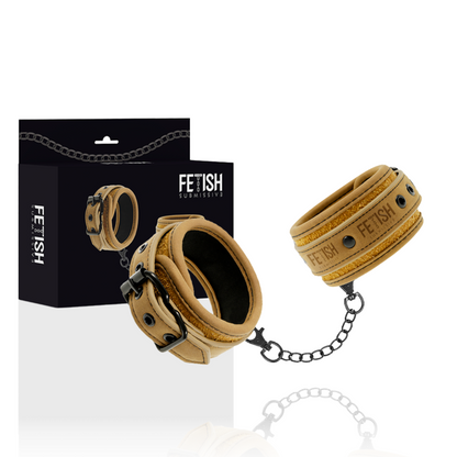 Fetish Submissive Origen Vegan Leather Handcuffs With Neoprene Lining | Niks.fi verkkokauppa