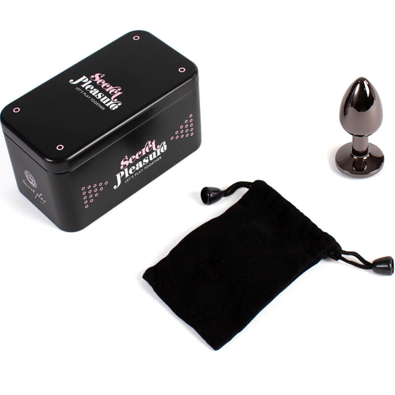 Secretplay Gunmetal Butt Plug Small Size 7 Cm | Niks.fi verkkokauppa