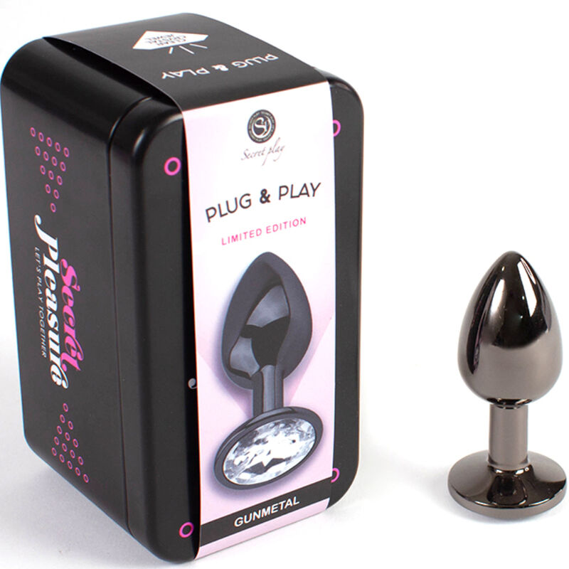 Secretplay Gunmetal Butt Plug Small Size 7 Cm | Niks.fi verkkokauppa