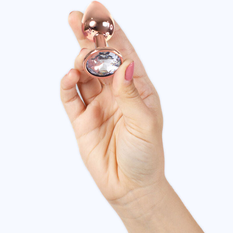 Secretplay Metal Butt Plug Rose Gold Small Size 7 Cm | Niks.fi verkkokauppa