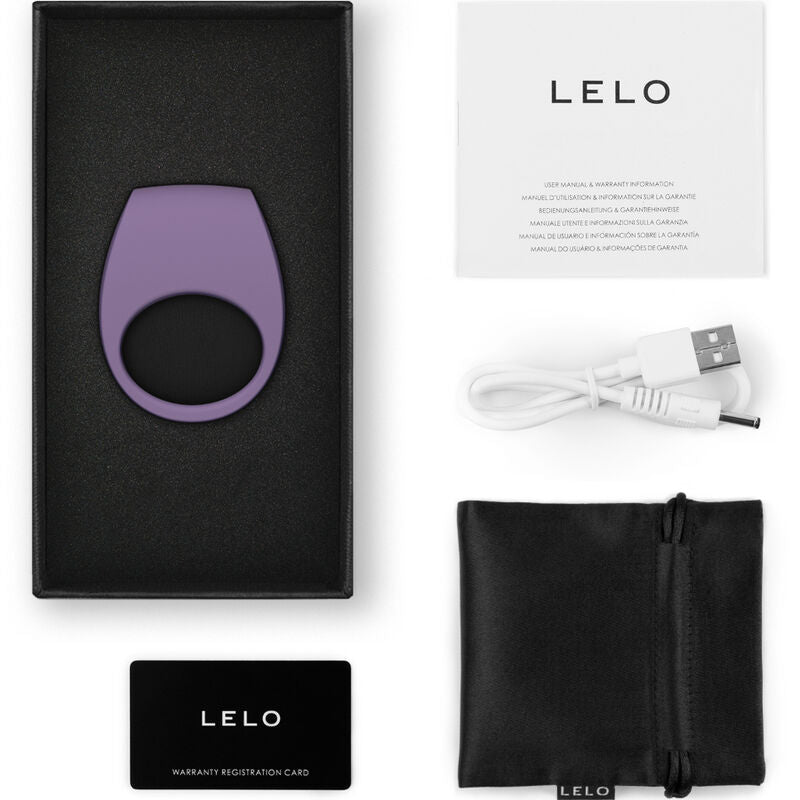 Lelo Tor 3 Violet Vibrator Ring | Niks.fi verkkokauppa