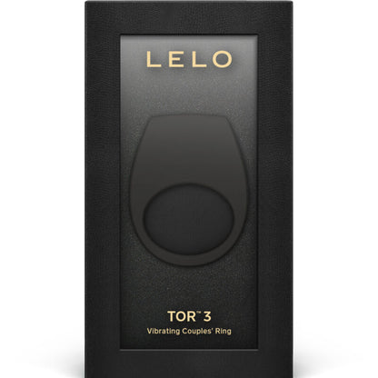 Lelo Tor 3 Black Vibrator Ring | Niks.fi verkkokauppa