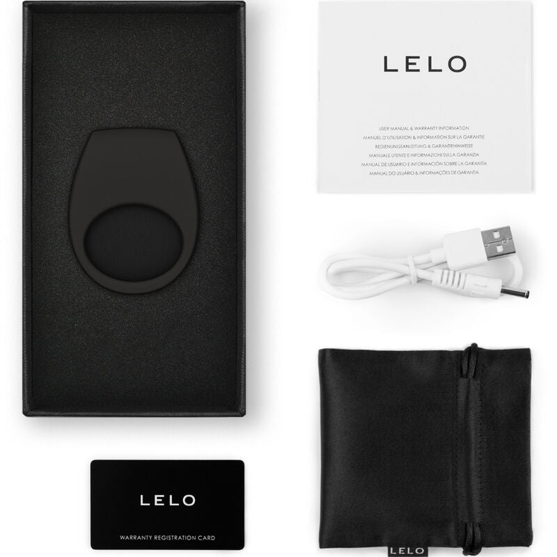 Lelo Tor 3 Black Vibrator Ring | Niks.fi verkkokauppa