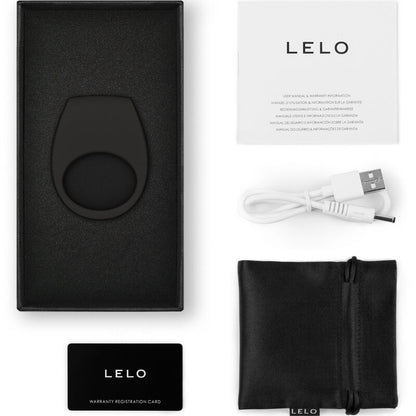 Lelo Tor 3 Black Vibrator Ring | Niks.fi verkkokauppa