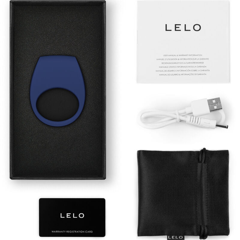 Lelo Tor 3 Blue Vibrator Ring | Niks.fi verkkokauppa