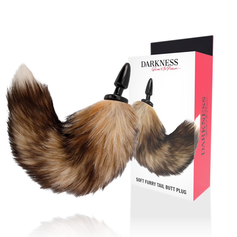 Darkness Natural Tail With Silicone Anal Plug 10 Cm | Niks.fi verkkokauppa