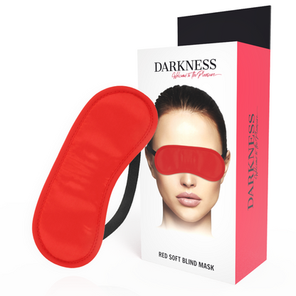 Darkness Straight Red Mask | Niks.fi verkkokauppa