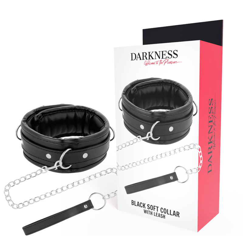 Darkness Soft Leather Necklace With Chain | Niks.fi verkkokauppa