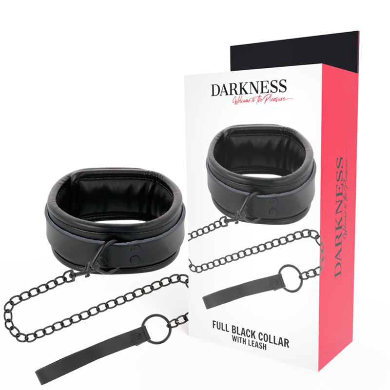 Darkness Black Necklace With Chain | Niks.fi verkkokauppa