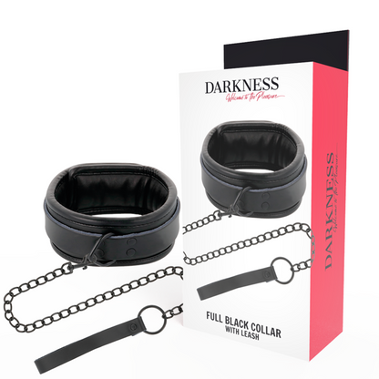 Darkness Black Necklace With Chain | Niks.fi verkkokauppa