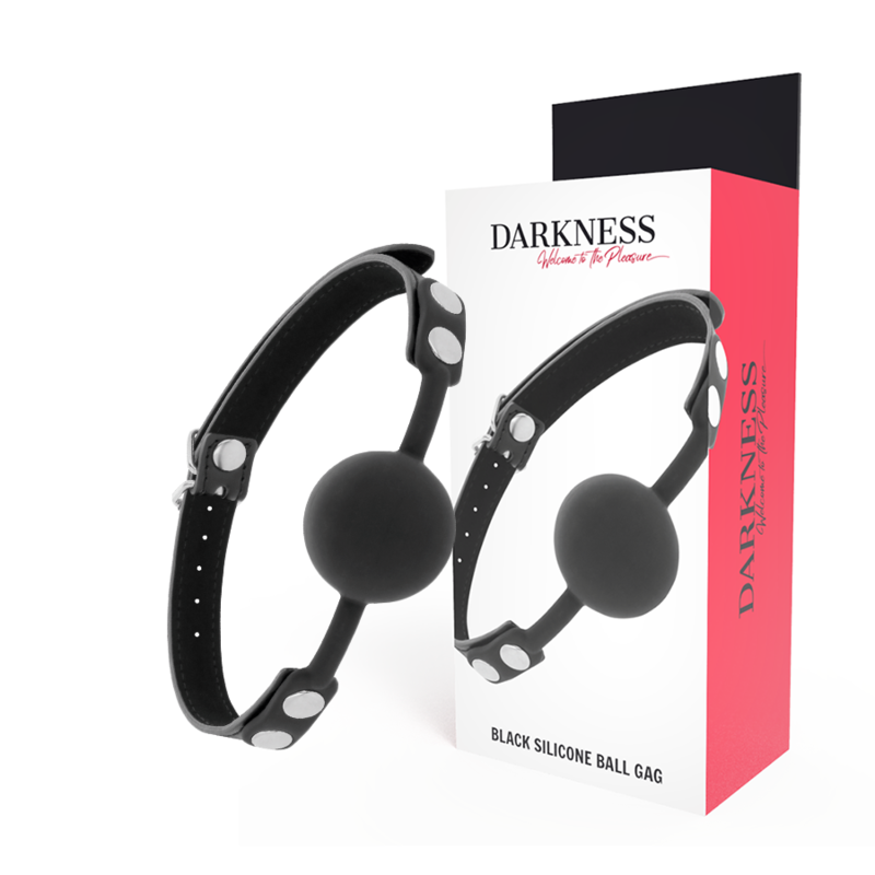 Darkness Black Silicone Gag | Niks.fi verkkokauppa