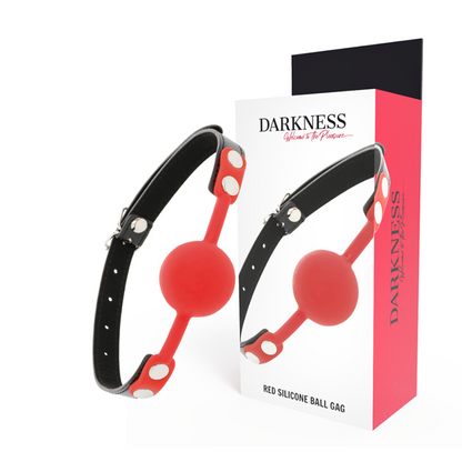 Darkness Red Silicone Gag | Niks.fi verkkokauppa