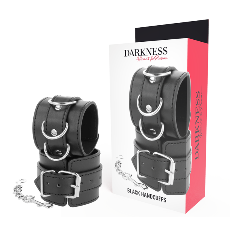 Darkness Black Handcuffs | Niks.fi verkkokauppa