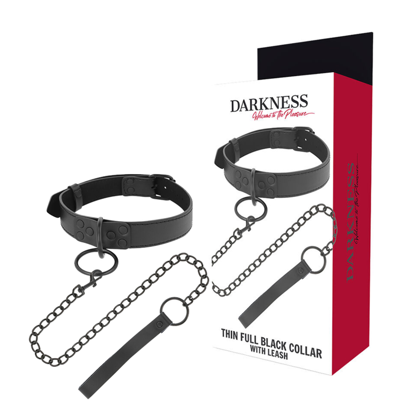 Darkness Black Necklace With Chain | Niks.fi verkkokauppa