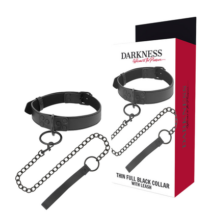 Darkness Black Necklace With Chain | Niks.fi verkkokauppa