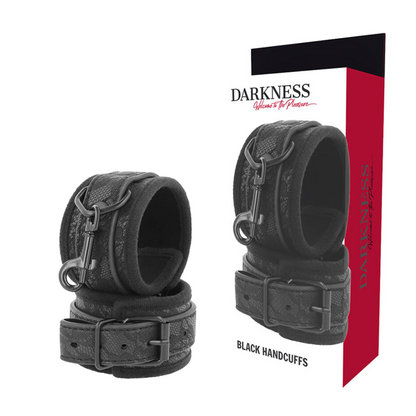 Darkness Luxe Black Bdsm Handcuffs | Niks.fi verkkokauppa