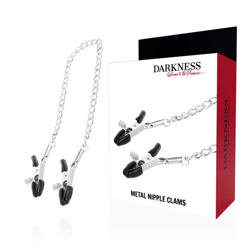 Darkness Adjustable Nipple Clamps Metal | Niks.fi verkkokauppa