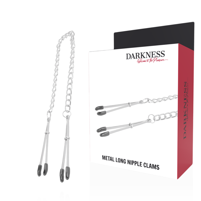 Darkness Adjustable Metal Nipple Clamps | Niks.fi verkkokauppa