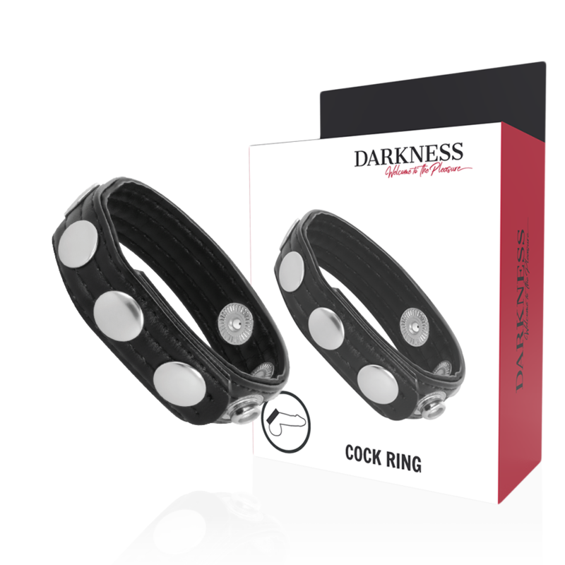 Darkness Leather Erection Ring | Niks.fi verkkokauppa