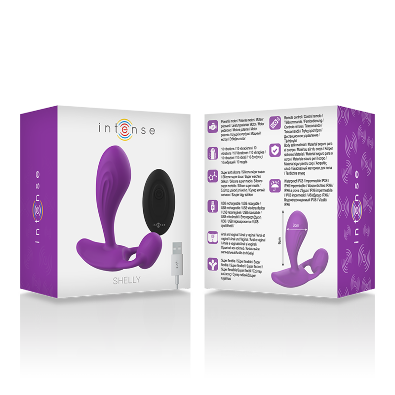 Intense Shelly Plug Anal Remote Control Purple | Niks.fi verkkokauppa
