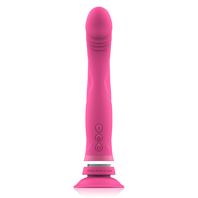 Intense Michelangelo Pink Silicone Vibrator Dildo | Niks.fi verkkokauppa