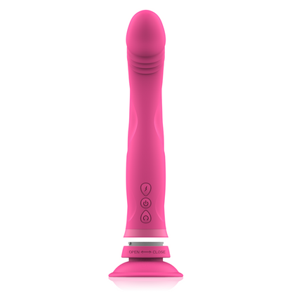 Intense Michelangelo Pink Silicone Vibrator Dildo | Niks.fi verkkokauppa