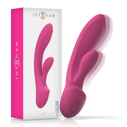 Luigi Rabbit Vibraattori Pinkki Silikoni | Niks.fi verkkokauppa