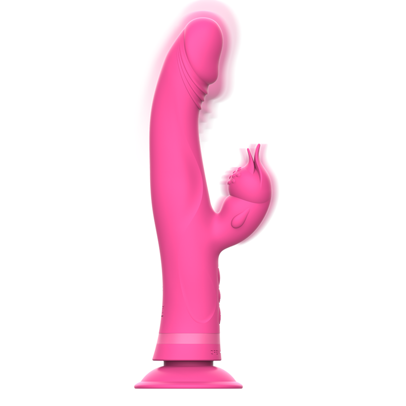Julio Rabbit Vibraattori Pinkki Silikoni | Niks.fi verkkokauppa