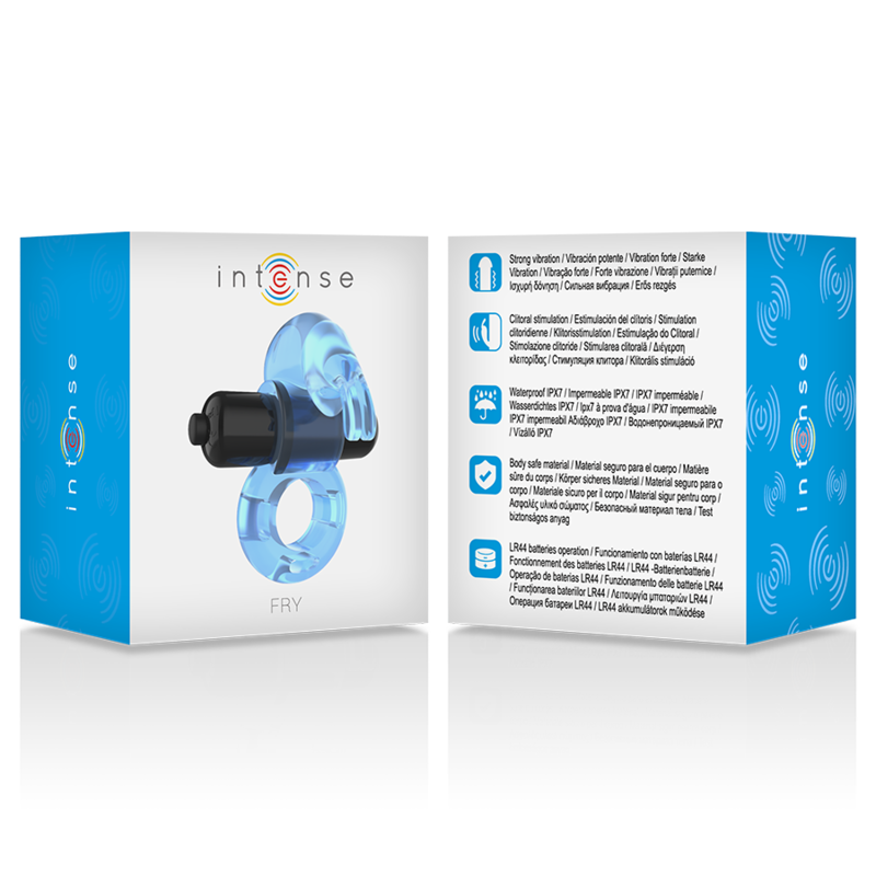 Intense Fry Blue Vibrating Ring | Niks.fi verkkokauppa