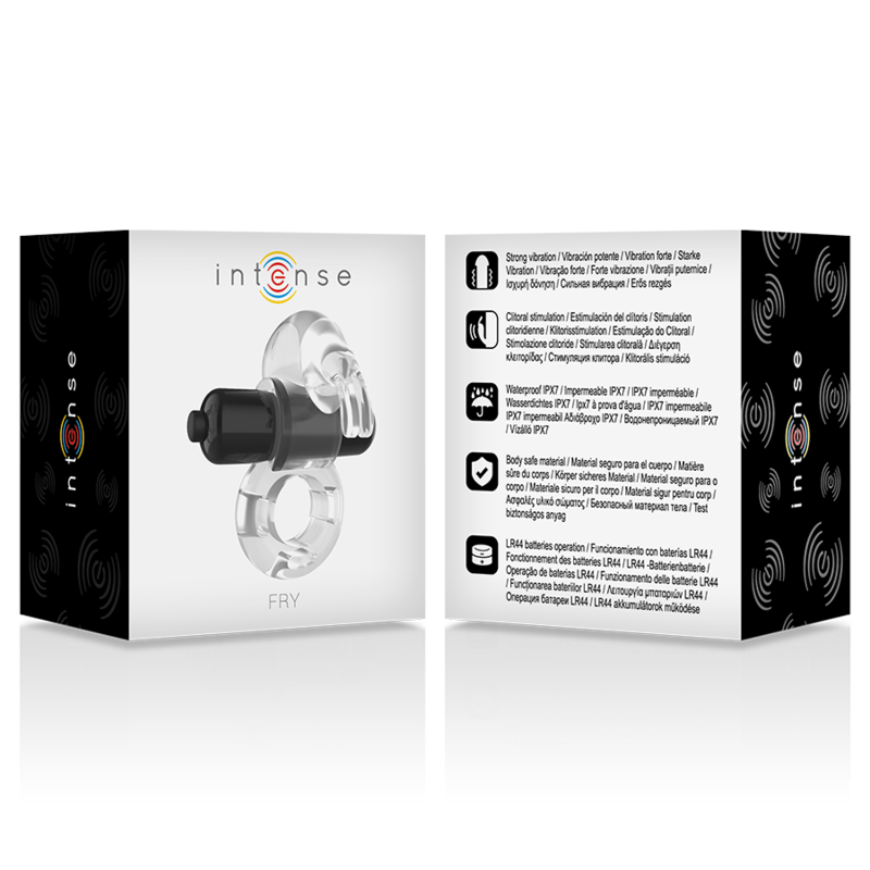 Intense Fry Transparent Vibrating Ring | Niks.fi verkkokauppa