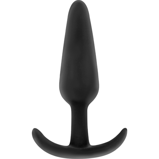 Black&Silver Kael Silicone Anal Plug With Medium Handle | Niks.fi verkkokauppa
