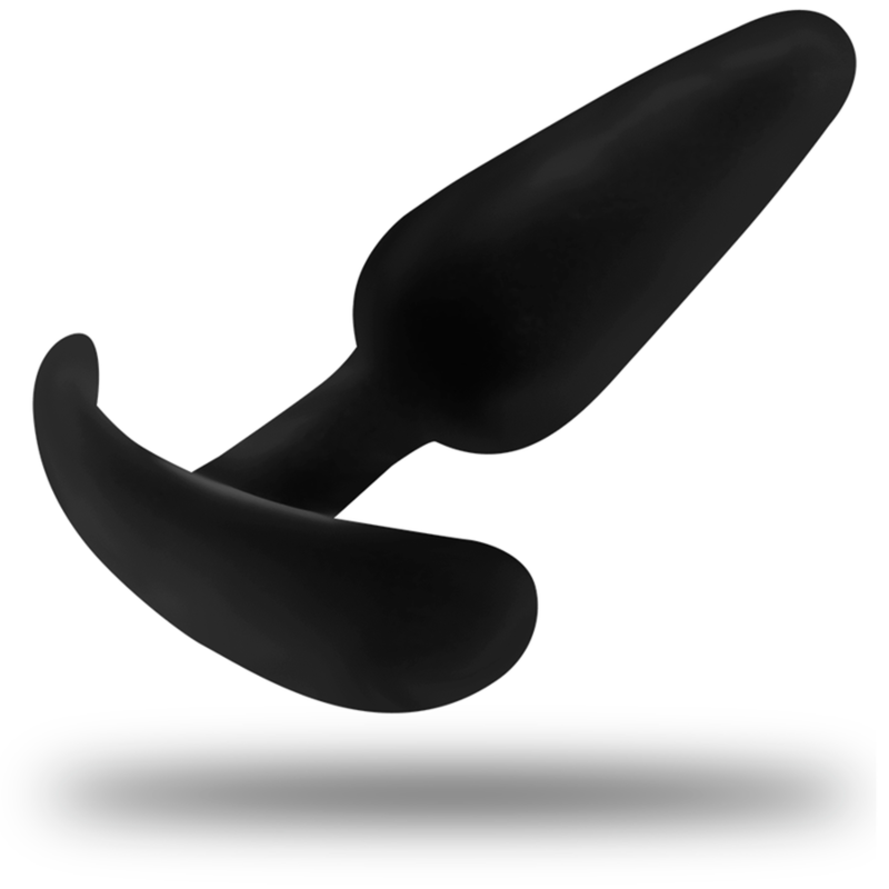 Black&Silver Kael Silicone Anal Plug With Medium Handle | Niks.fi verkkokauppa