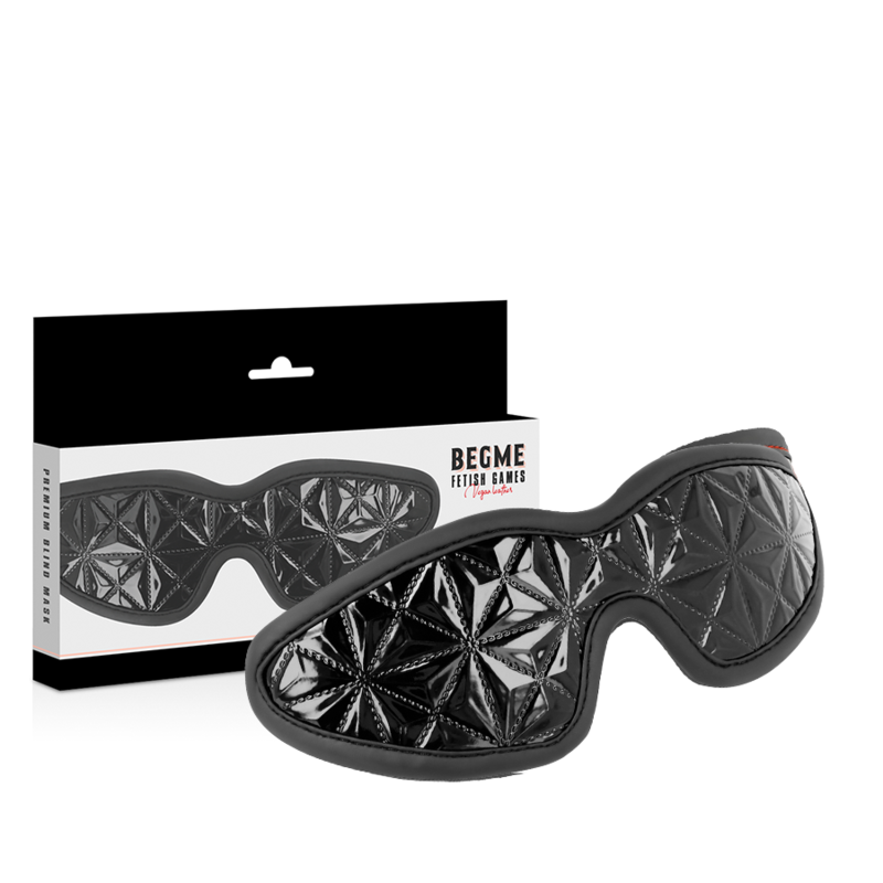 Begme Black Edition Premium Blind Mask With Neoprene Lining | Niks.fi verkkokauppa