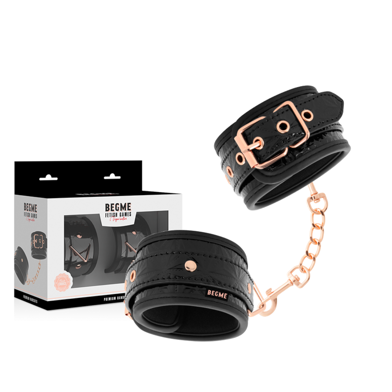 Begme Black Edition Premium Handcuffs With Neoprene Lining | Niks.fi verkkokauppa
