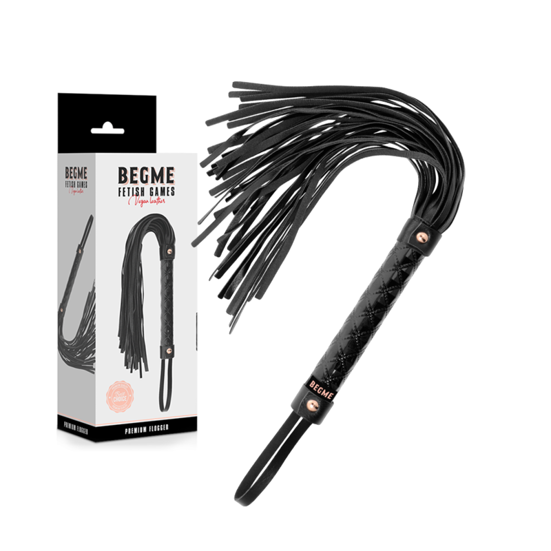 Begme Black Edition Vegan Leather Flogger | Niks.fi verkkokauppa