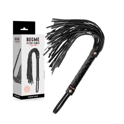 Begme Black Edition Vegan Leather Flogger | Niks.fi verkkokauppa