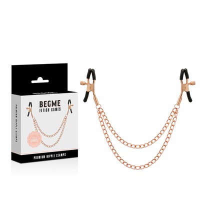 Begme Black Edition Premium Nipple Clamps | Niks.fi verkkokauppa