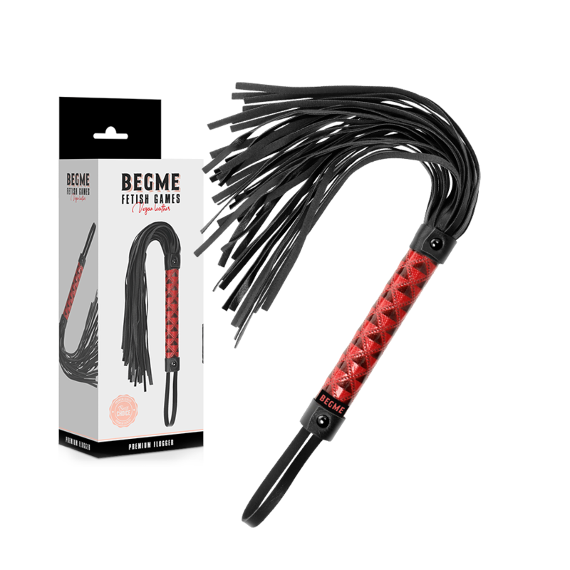 Begme Red Edition Vegan Leather Flogger | Niks.fi verkkokauppa