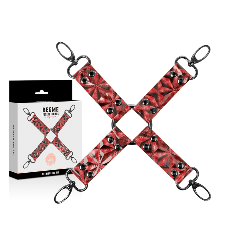 Begme Red Edition Premium Vegan Leather Hog Tie | Niks.fi verkkokauppa