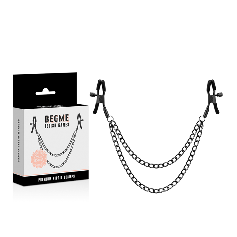 Begme Red Edition Nipple Clips With Chain | Niks.fi verkkokauppa