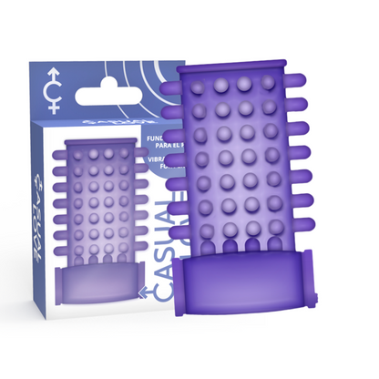 Casual Love Ring Vibrating Sleeve Purple | Niks.fi verkkokauppa