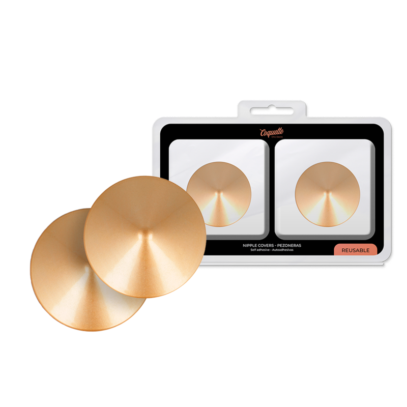 Coquette Chic Desire Nipple Covers Golden Circles | Niks.fi verkkokauppa