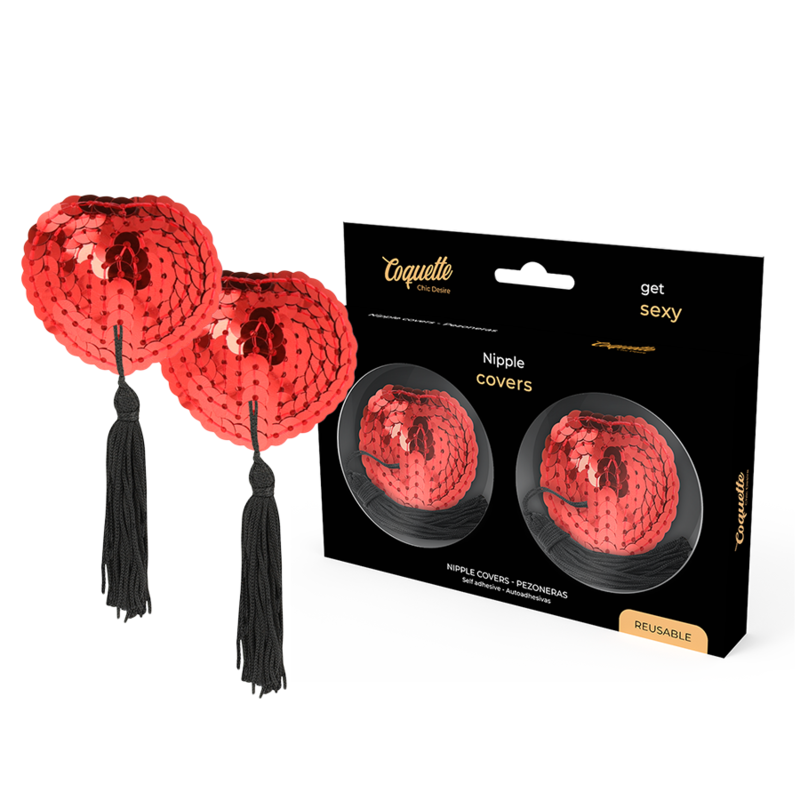 Coquette Chic Desire Red Nipple Cover | Niks.fi verkkokauppa