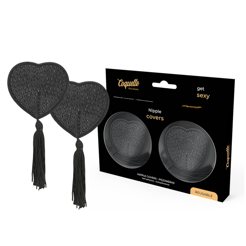Coquette Chic Desire Black Nipple Covers | Niks.fi verkkokauppa