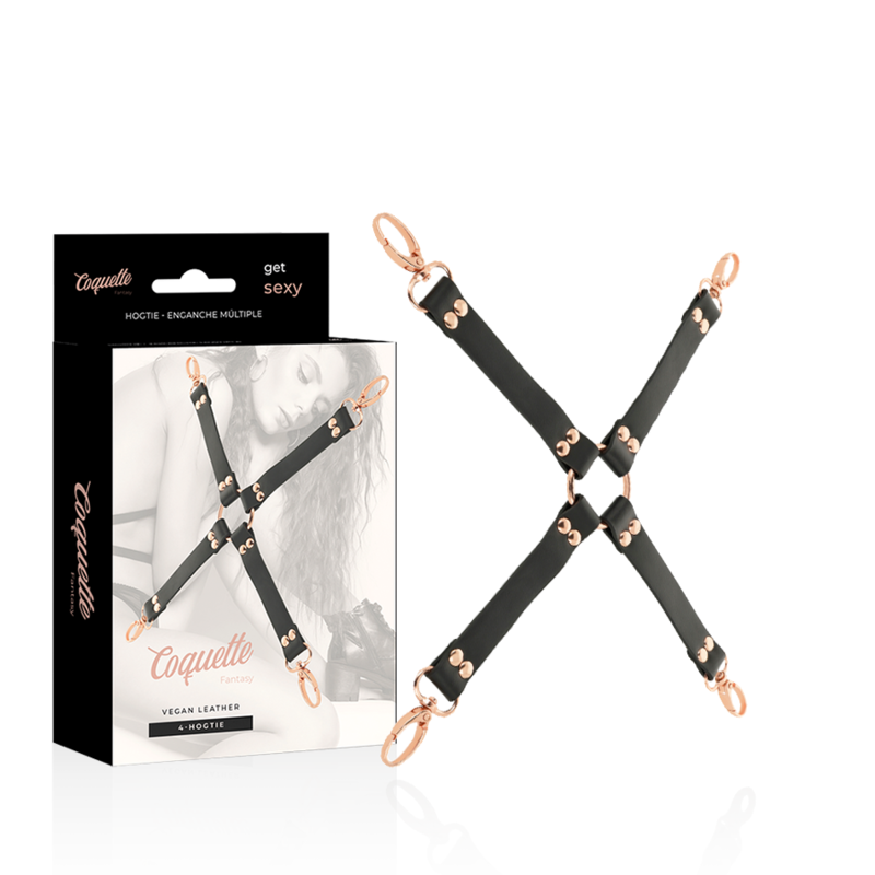 Coquette Chic Desire Fantasy Hog Tie Vegan Leather | Niks.fi verkkokauppa