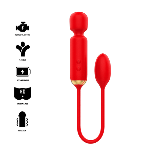 Mia Toscana Double Pleasure Wand + Vibrating Egg | Niks.fi verkkokauppa