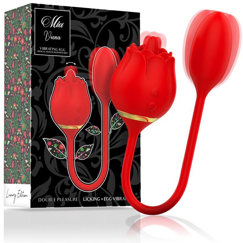 Mia Vienna Double Pleasure Licking + Vibrating Egg | Niks.fi verkkokauppa